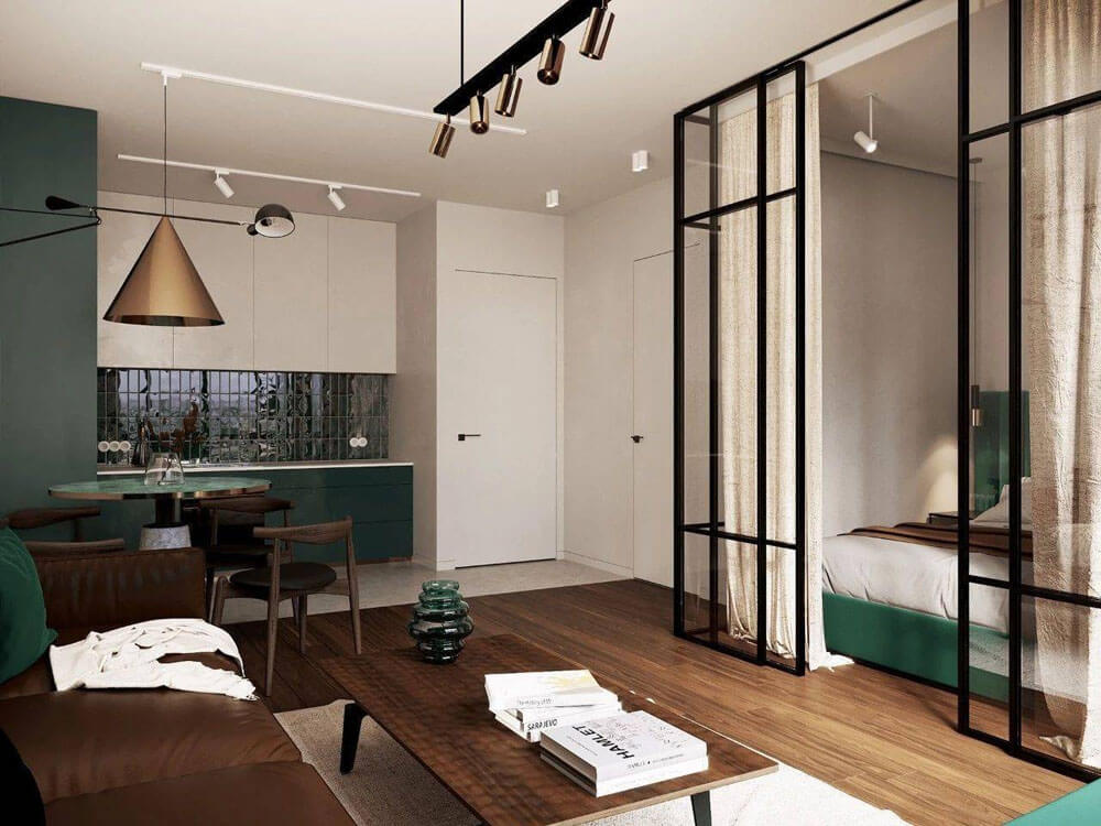 Nội thất căn hộ Studio tiện nghi